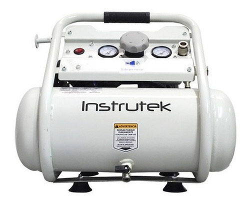 Compresor libre de aceite de 3/4 HP (Potencia pico de 1 HP), tanque horizontal de 10 litros.