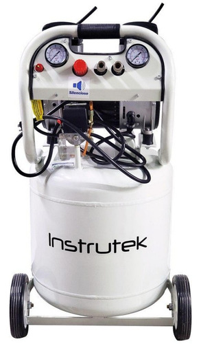 Compresor libre de aceite de 2 HP (Potencia pico de 3 HP), tanque vertical de 50 litros.