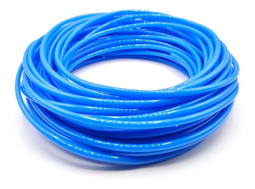 Manguera Para Aire (tubing) De Poliuretano Azul 1/4 50 Mts