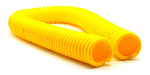 Manguera de poliuretano retráctil en color amarillo de 8 mm, longitud 5 metros.