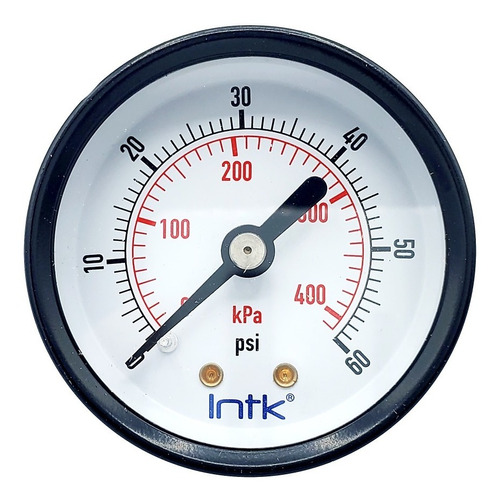 Manómetro Para Compresor Carátula 2, 60 Psi (aire, Gas)