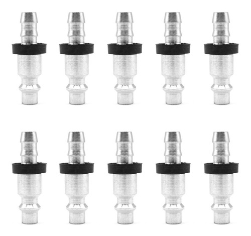 [ECM1438QTY10] 10 Pz De Espiga para cople rápido y mangueras de 1/4" x 3/8", fabricado en latón y un recubrimiento en niquel.