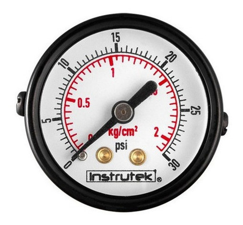 [4011030] Manómetro 1.5", estándar, 1/8" NPT, posterior, 30 psi-kg/cm2