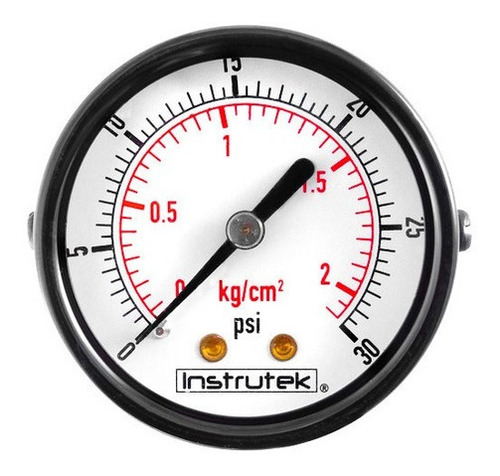 [5111030] Manómetro 2", estándar, 1/4" NPT, posterior, 30 psi-kg/cm2