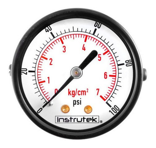 [51110100] Manómetro 2", estándar, 1/4" NPT, posterior, 100 psi-kg/cm2