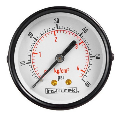 [6311060] Manómetro 2.5", estándar, 1/4" NPT, posterior, 60 psi-kg/cm2