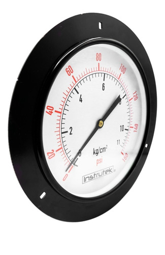 [250110160] Manómetro 10", estándar, 1/2" NPT, posterior, 160 psi-kg/cm2