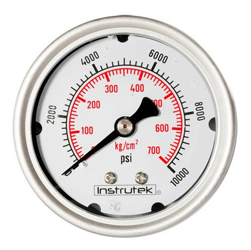 [6331010000] Manómetro 2.5", lleno de líquido (O.E.M.), 1/4" NPT, posterior, 10000 psi-kg/cm2