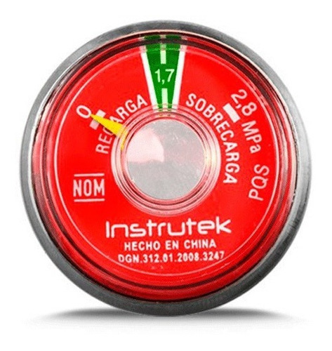 [XT17CQTY50] 50 Pz De Manómetro P/extintor 1.7 Mpa Cert. Envío Gratis