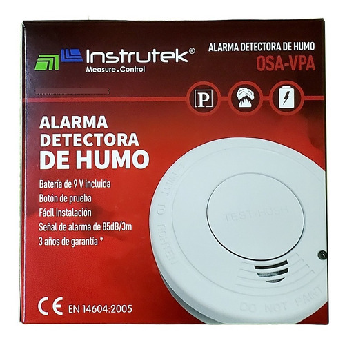 [OSAVPA] Alarma detectora de humo.
