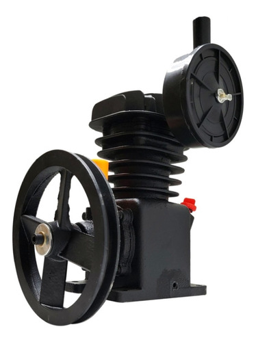 [TB0375] Bomba de aire baja presión - Pistones en línea - 3/4 H.P. - Polea 7.5"
