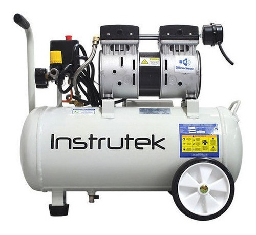 [WSOF75024H] Compresor libre de aceite de 1 HP (Potencia pico de 1.5 HP), tanque horizontal de 24 litros.