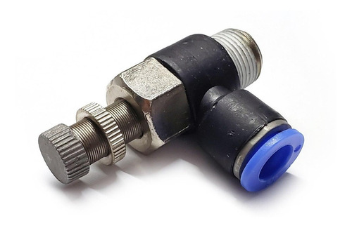 [NSE38N38] Regulador de flujo en codo, 3/8" NPT x 3/8"