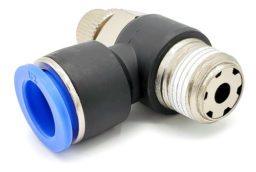 [NSE38N12] Regulador de flujo en codo, 3/8" NPT x 1/2"