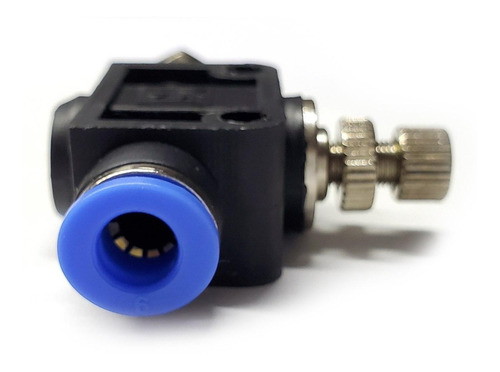 [NSFFS18N6MM] Regulador de flujo recto, 1/8" NPT x 6 mm