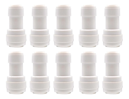 [SR1438QTY10] 10 Pz De Reductor recto, 1/4" x 3/8" (agua)